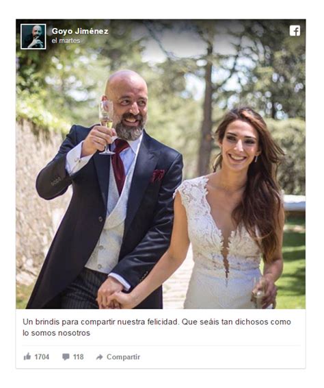 pareja goyo jimenez|Goyo Jiménez y Paloma Mefer comparten las fotos de su。